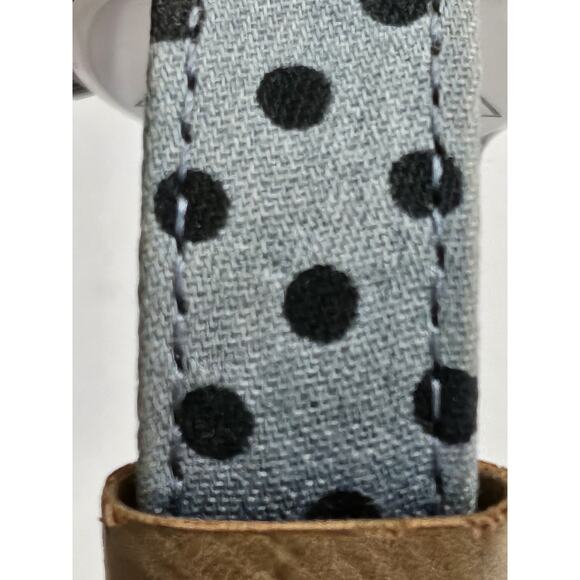 Vintage Kimono Wizard Polka Dot Unisex Quartz Watch New Battery Running Nice